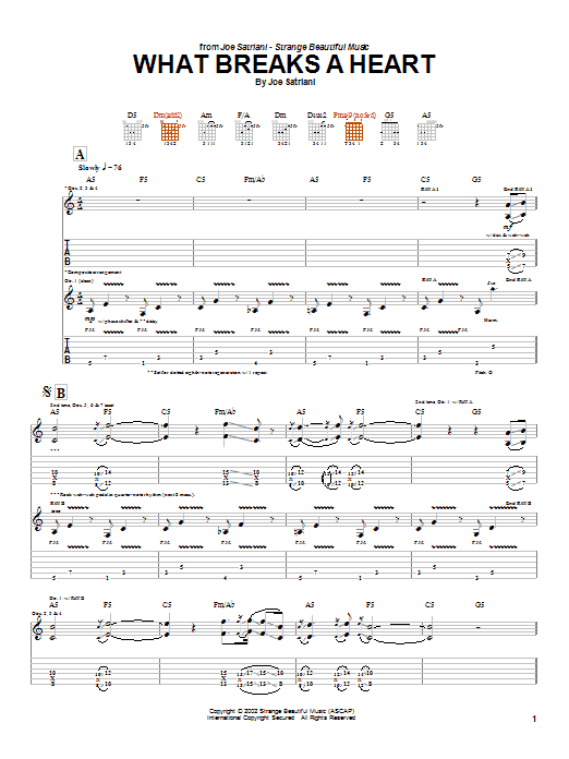 Produktgalerie: Seite 1 von 1 What Breaks A Heart, Joe Satriani, Gitarre