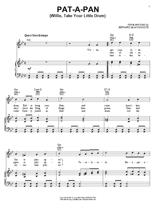 Produktbild zu: Pat-A-Pan (Willie, Take Your Little Drum)