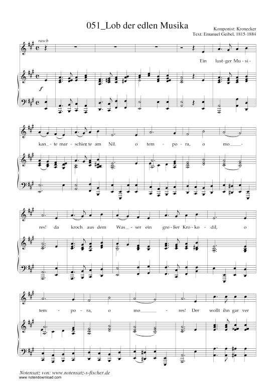 Produktbild zu: Lob der edlen Musika Kronecker