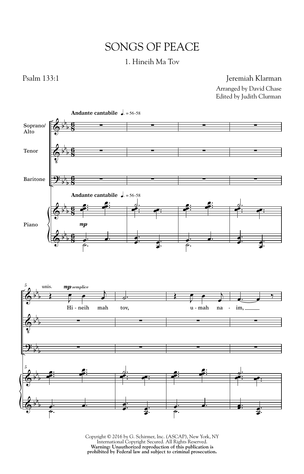 Produktbild zu: Songs Of Peace