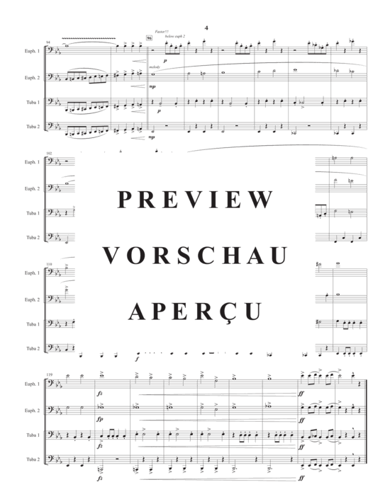 Product gallery: Page 6 of 18 Thunder and Blazes , , (Tuba Quartett EETT)