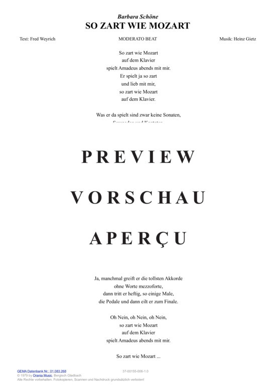 Produktgalerie: Seite 14 von 15 So zart wie Mozart , Schöne, Barbara, (Melodie-Stimmen in C/B/Es)