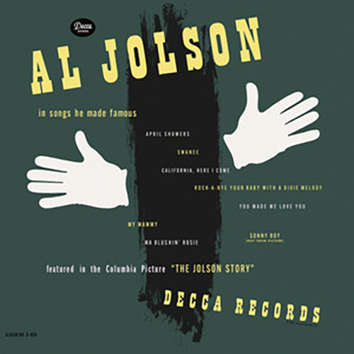 cover: California, Here I Come, Al Jolson