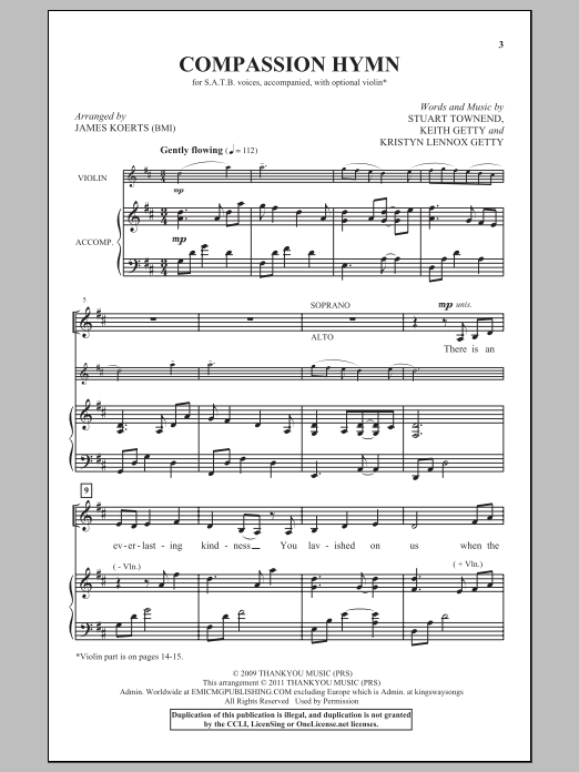 Product picture to: Compassion Hymn