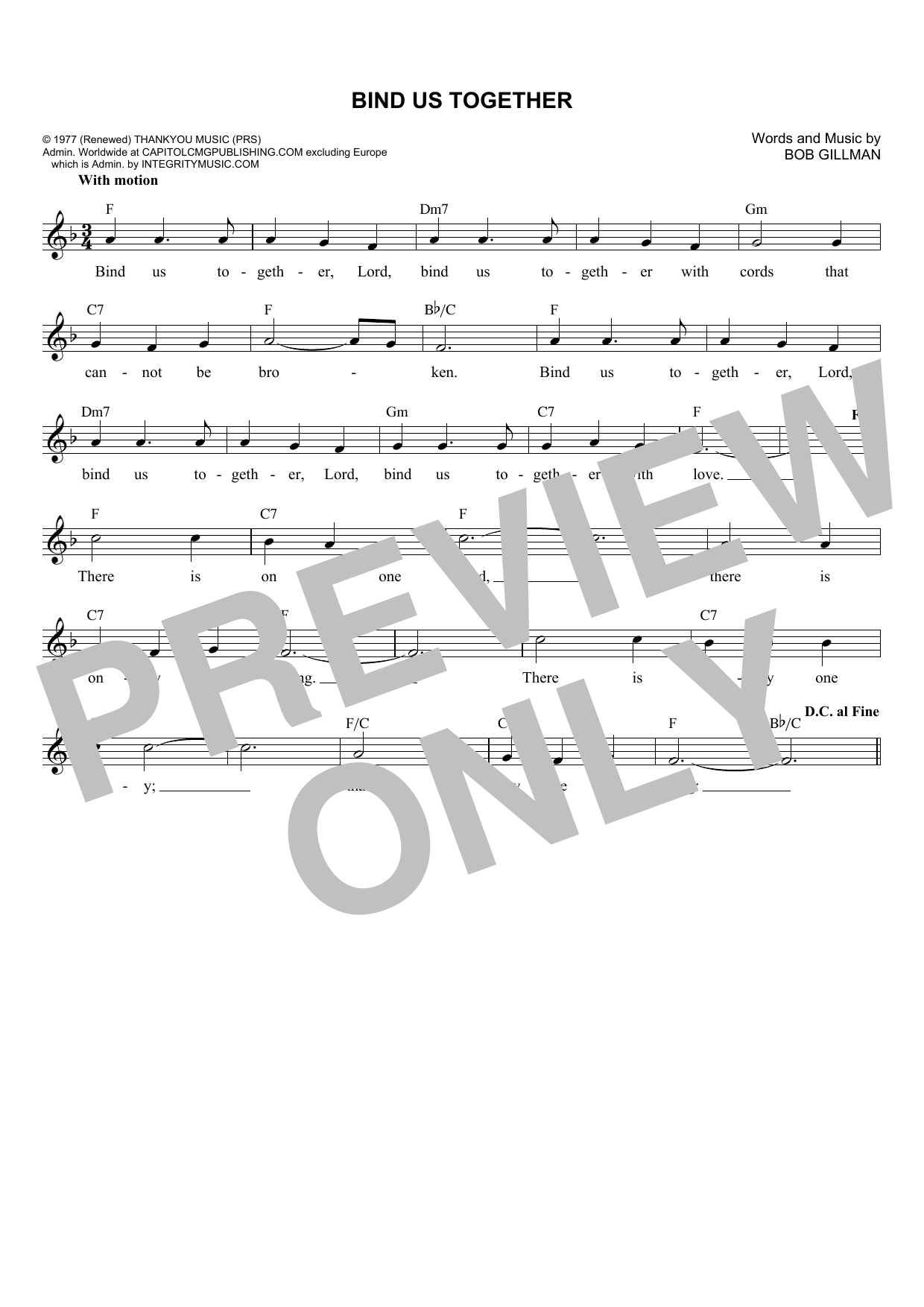 Produktbild zu: Bind Us Together