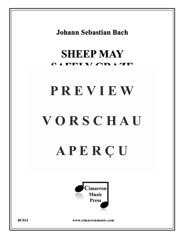 Produktgalerie: Seite 2 von 11 Schafe können sicher weiden, , Brass Ensemble - Nonett