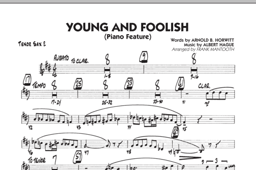 Produktgalerie: Seite 1 von 1 Young And Foolish - Tenor Sax 2, 