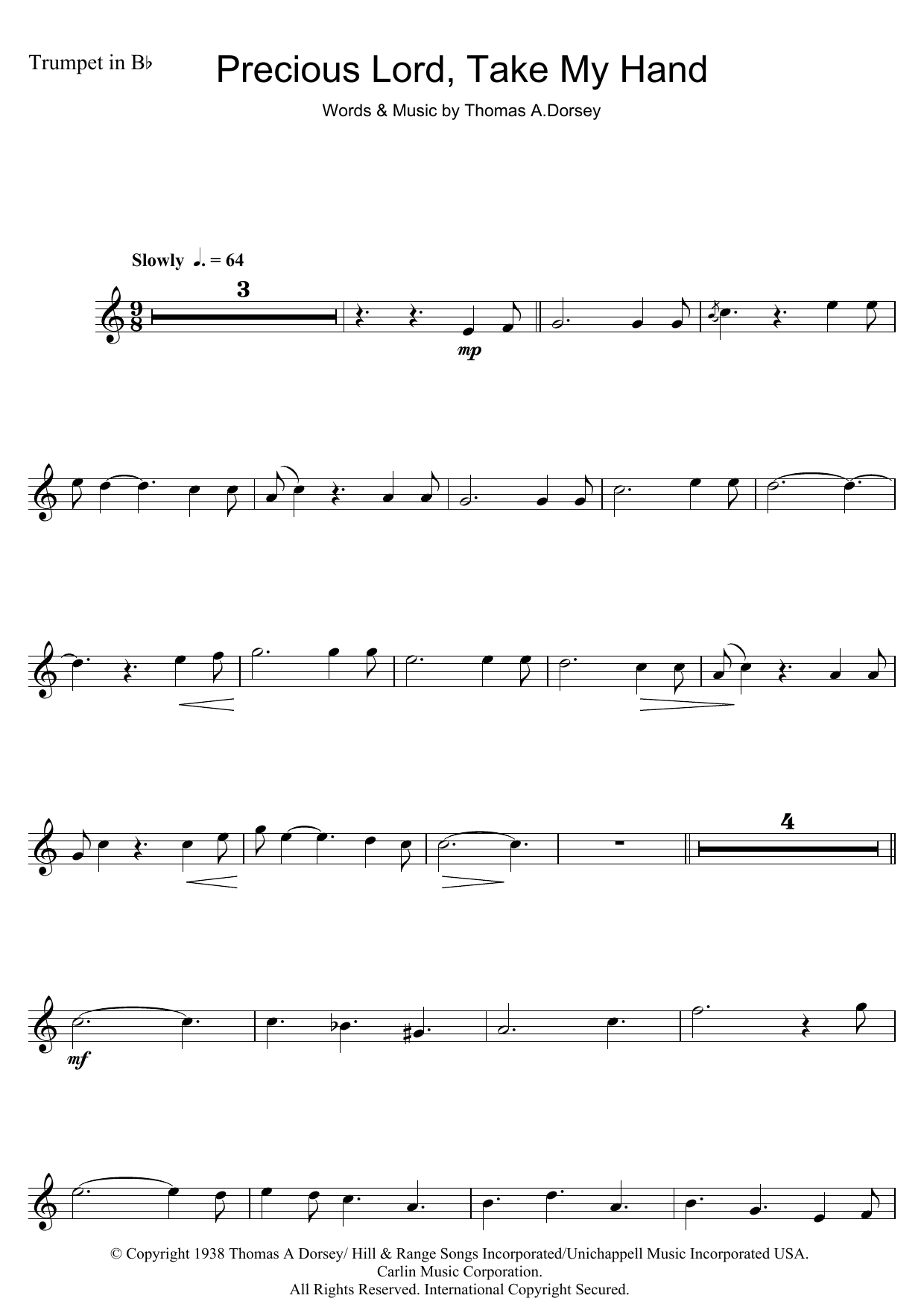 Produktgalerie: Seite 1 von 1 Precious Lord, Take My Hand (Take My Hand, Precious Lord), Aretha Franklin, Trompete