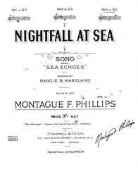 cover: Nightfall At Sea, Montague F. Phillips