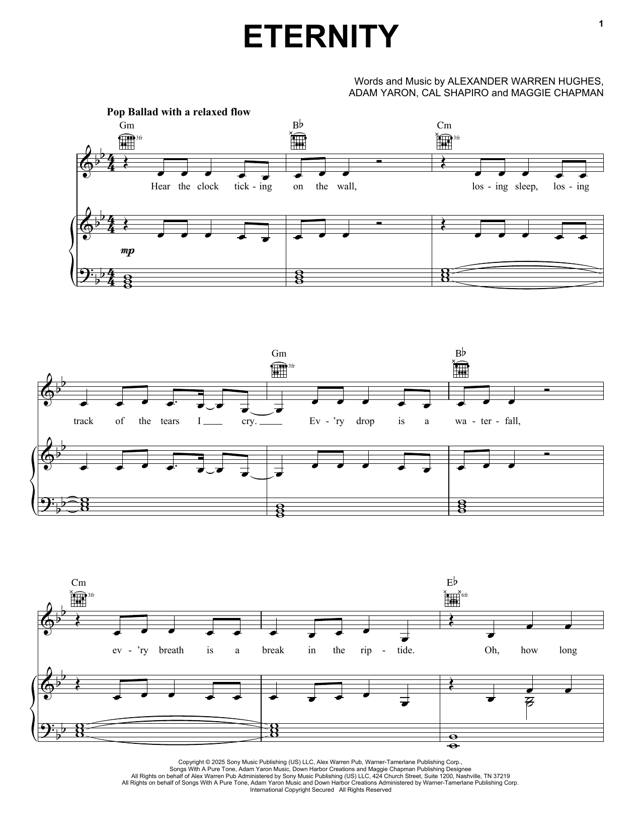 Product gallery: Page 1 of 1 Eternity, Alex Warren