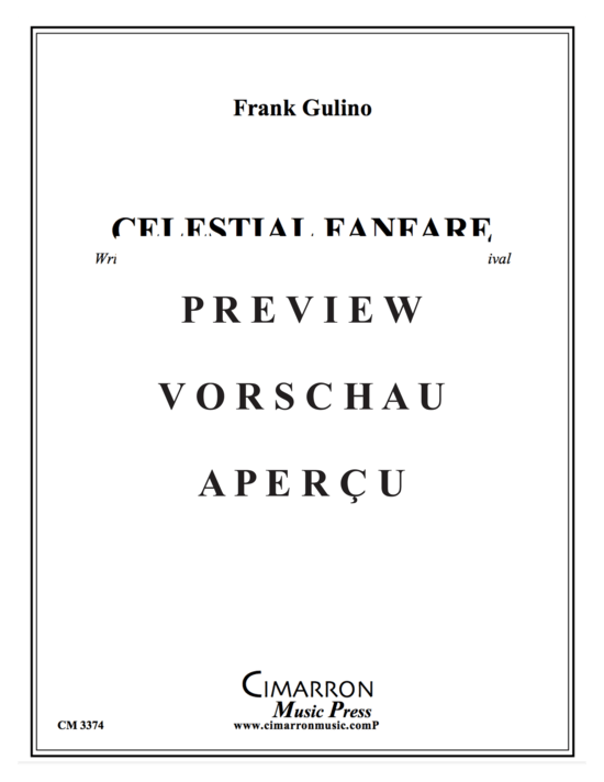 Product gallery: Page 2 of 21 Celestial Fanfare , , (Tuba Ensemble EEEETTTT)