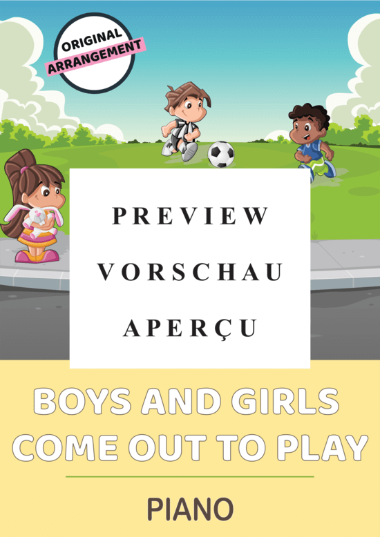 Produktgalerie: Seite 2 von 5 Boys and Girls Come Out To Play , , Klavier Solo
