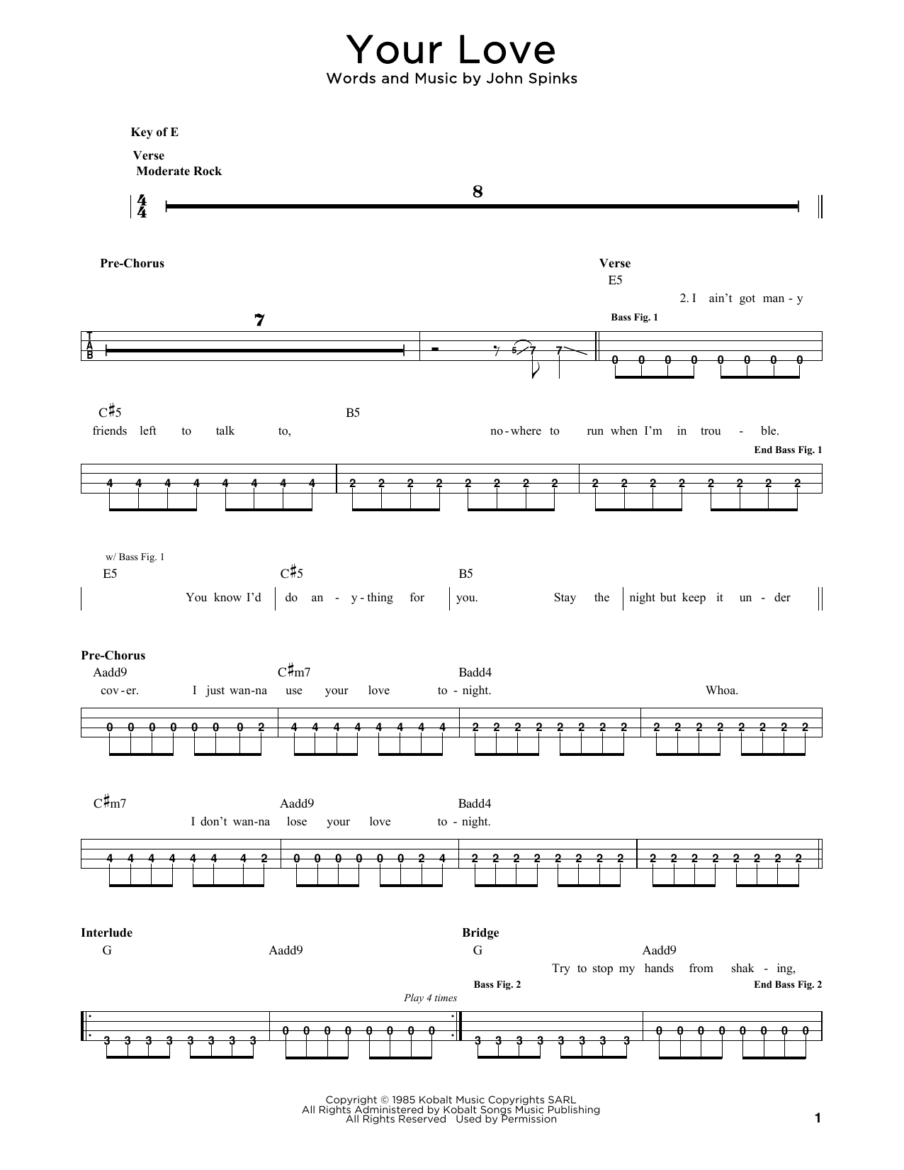 Produktbild zu: Your Love