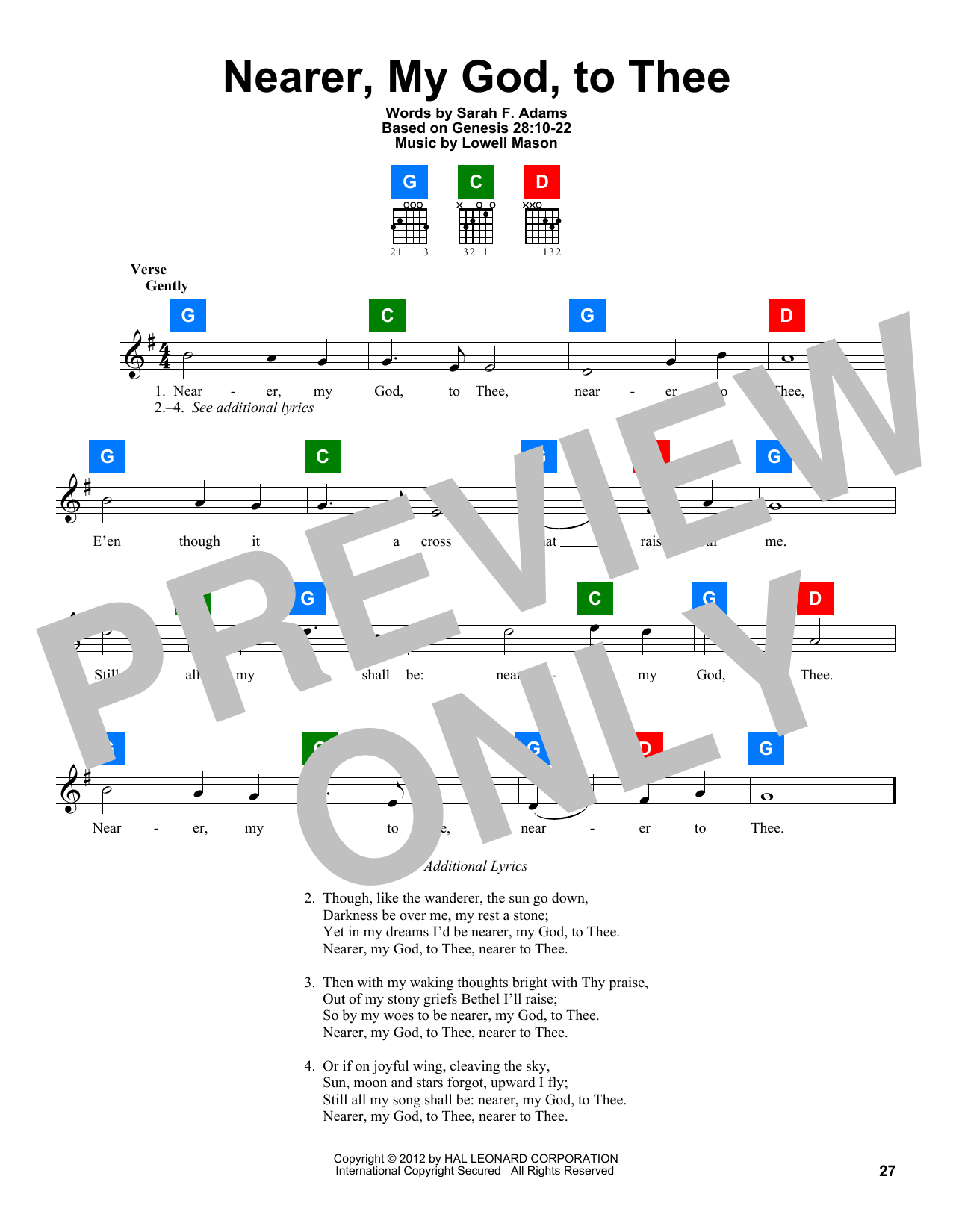 Produktbild zu: Nearer, My God, To Thee