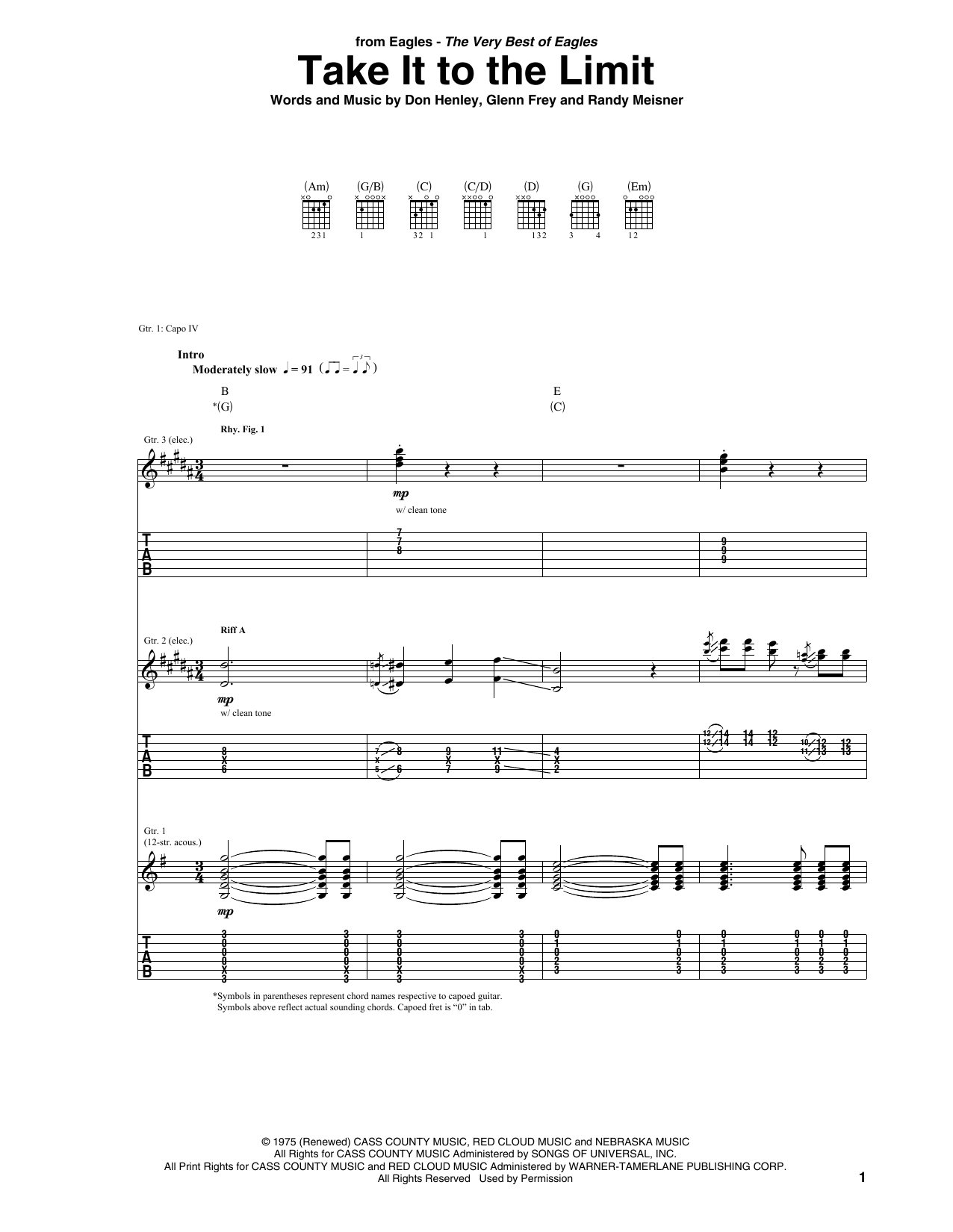 Produktbild zu: Take It To The Limit
