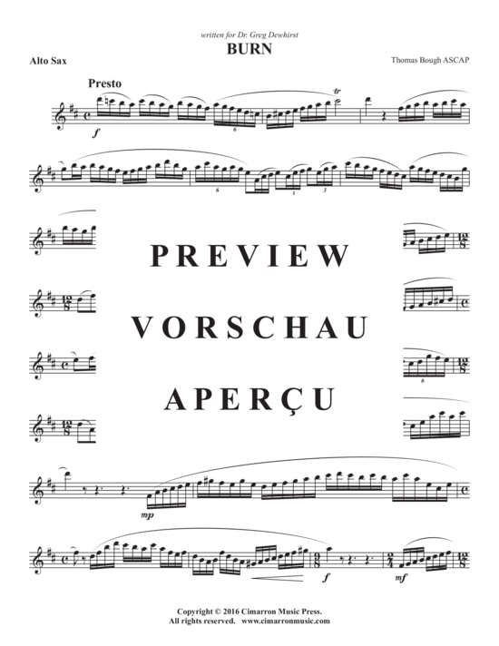 Product gallery: Page 14 of 17 Burn , , (alto saxophone + piano)