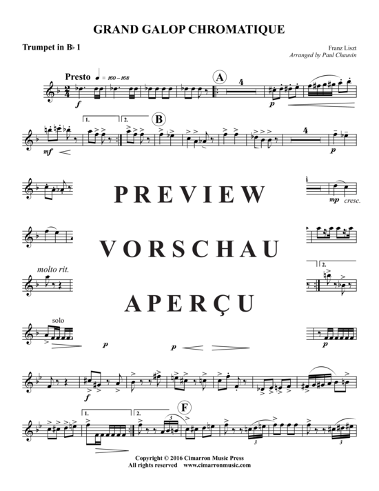 gallery: Grand Galop Chromatique , , (Blechbläserquintett)