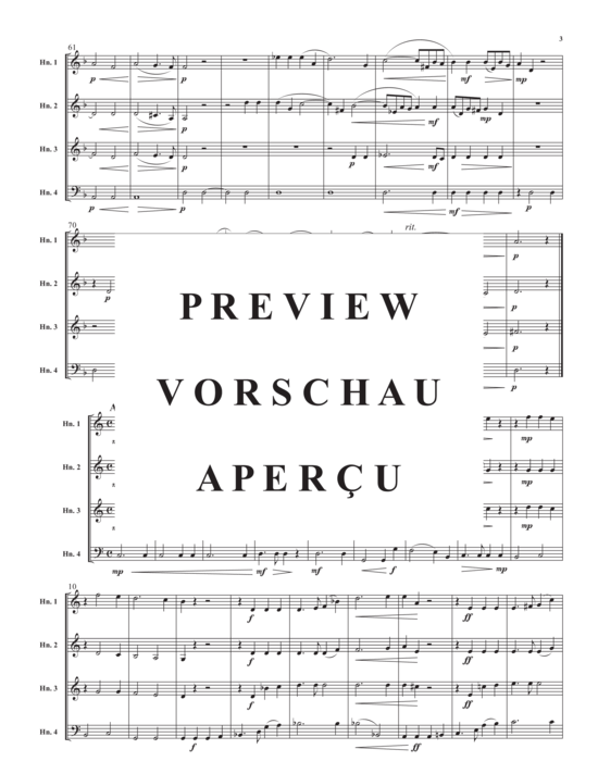 Produktgalerie: Seite 5 von 21 Bruckner Suite , , (Horn Quartett)