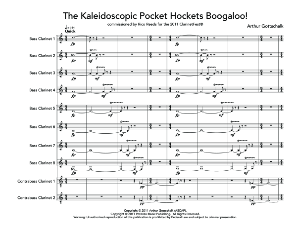 Produktgalerie: Seite 1 von 11 Kaleidoscopic Pocket Hockets Boogaloo, The, , (Klarinettenchor)