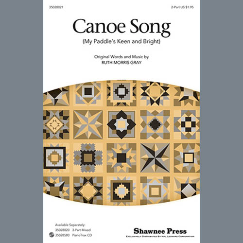 cover: Canoe Song, Ruth Morris Gray, Chor