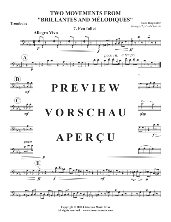 Produktgalerie: Seite 21 von 21 Two Movements from Brilliantes and Melodique , , (Blechbläserquintett)