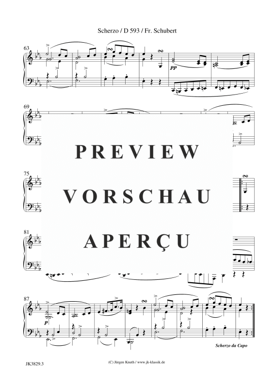 gallery: Scherzo D 593, , (Klavier Solo)