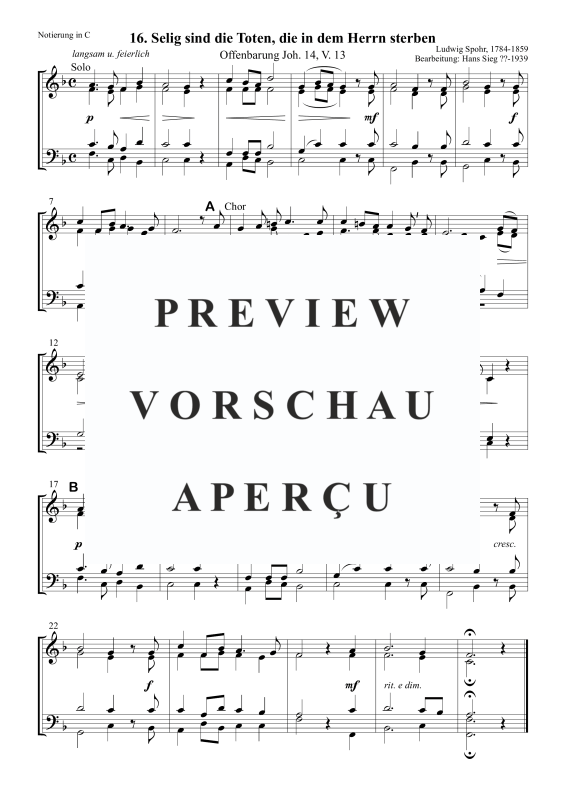 Product gallery: Page 2 of 3 Selig sind die Toten, die in dem Herrn sterben, , Trombone Choir