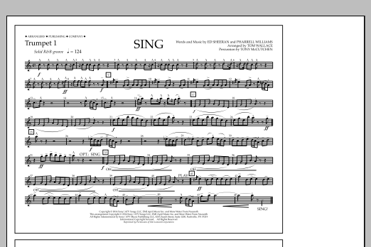 Product picture to: Sing - Trumpet 1