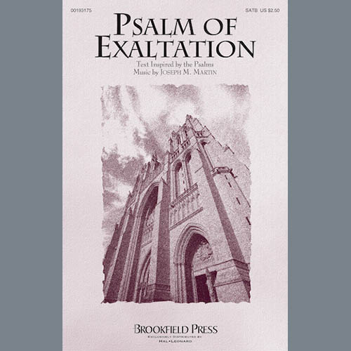 cover: Psalm Of Exaltation, Joseph M. Martin, Chor