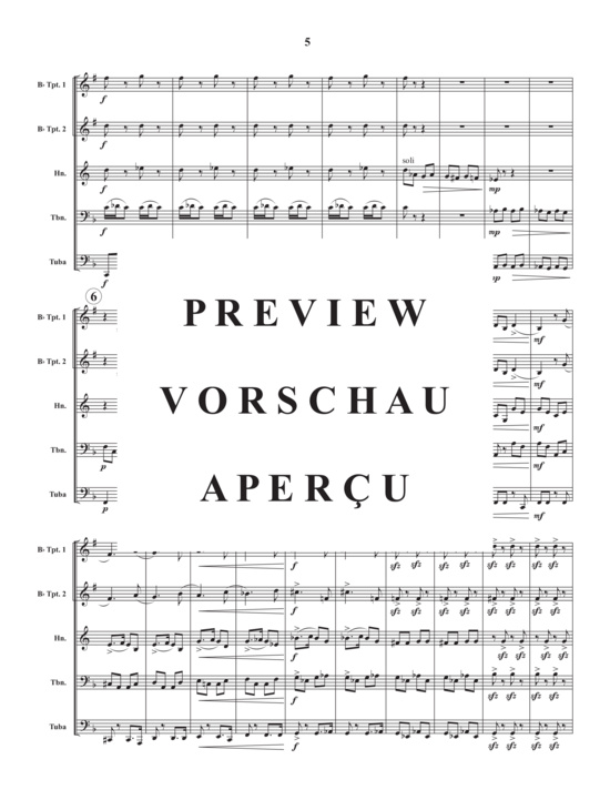 gallery: Finale from American String Quartet No. 12 in F Major , , (Blechbläserquintett)