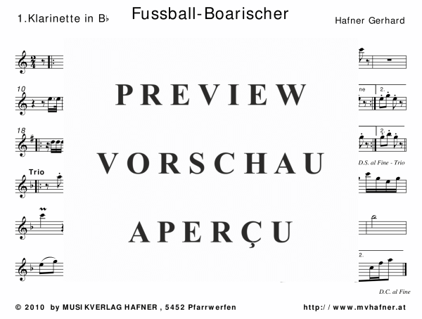 Product gallery: Page 11 of 11 Fussball-Boarischer, , (large wind orchestra)
