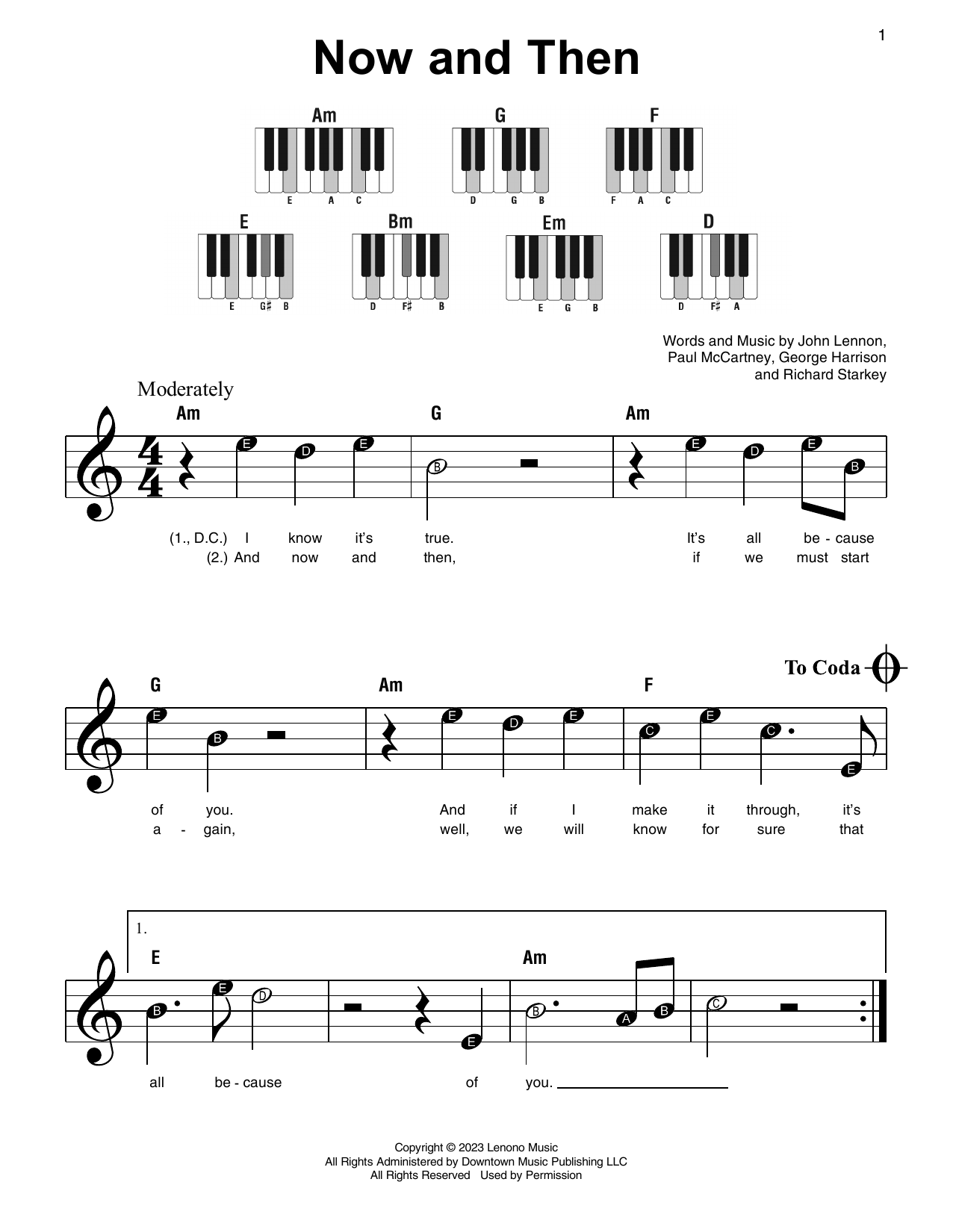 Produktbild zu: Now And Then