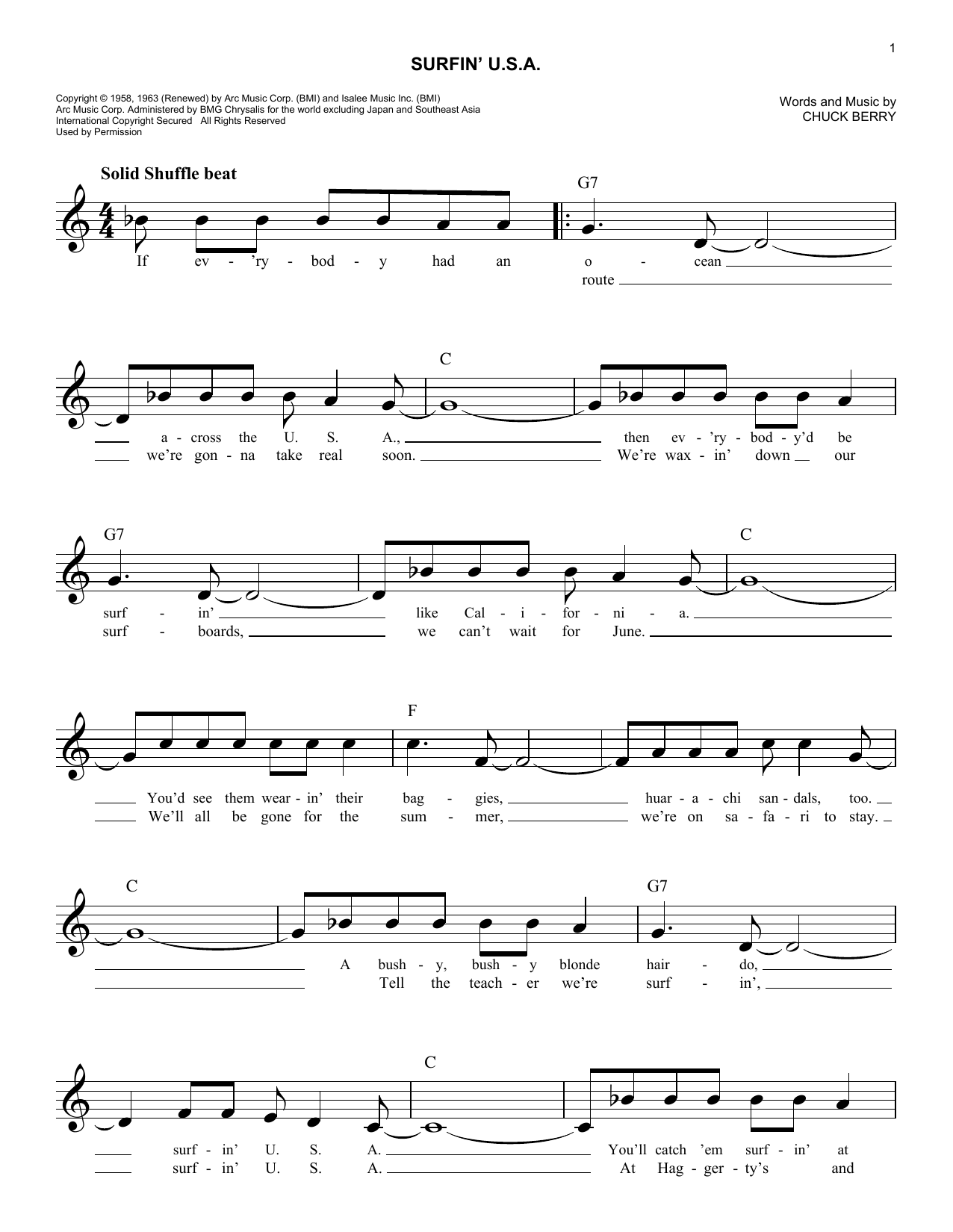 Produktgalerie: Seite 1 von 1 Surfin' U.S.A., The Beach Boys