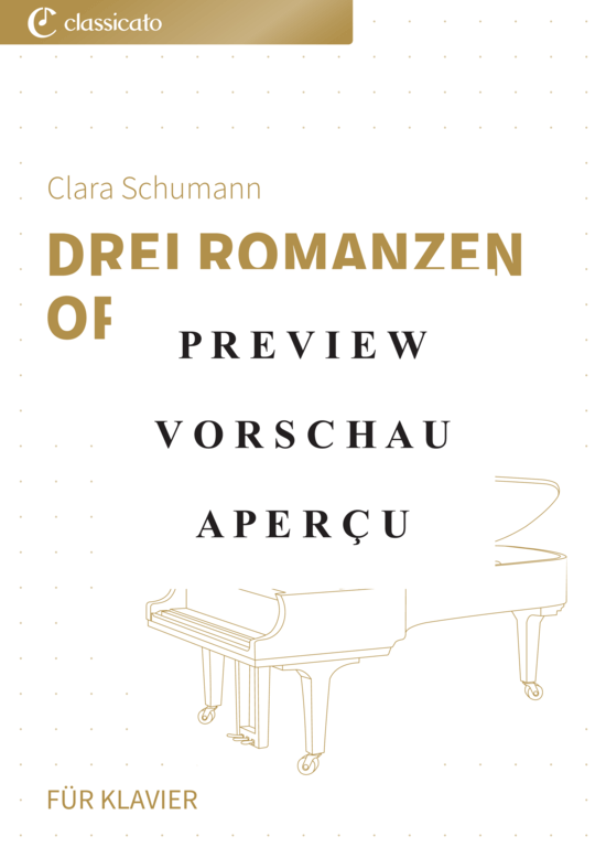 gallery: Drei Romanzen op. 11 - Nr. 3 Moderato , , (Klavier Solo)