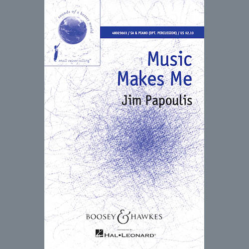 cover: Music Makes Me, Jim Papoulis, Chor