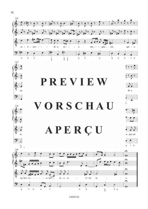 Produktgalerie: Seite 11 von 11 Paratum cor meum, , Gemischtes Ensemble T, 2 Violinen und BC