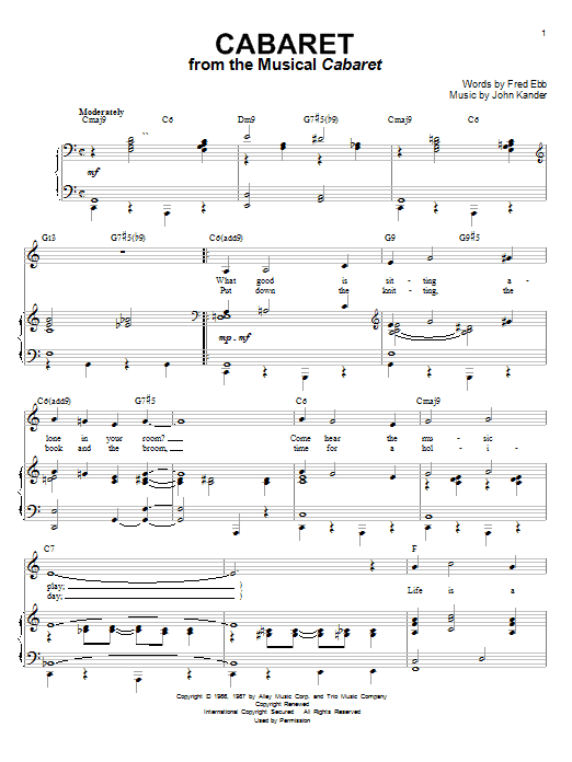 Produktbild zu: Cabaret