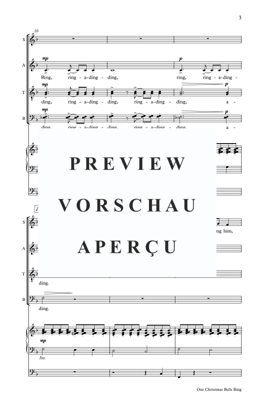 Produktgalerie: Seite 5 von 11 Our Christmas Bells Ring, , Gemischter Chor und Orgel