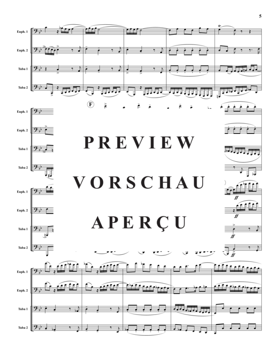 Product gallery: Page 6 of 19 Prelude und Fuge 16 in G-Moll , , (Tuba Quartet: 2x Baritone, 2xTuba)