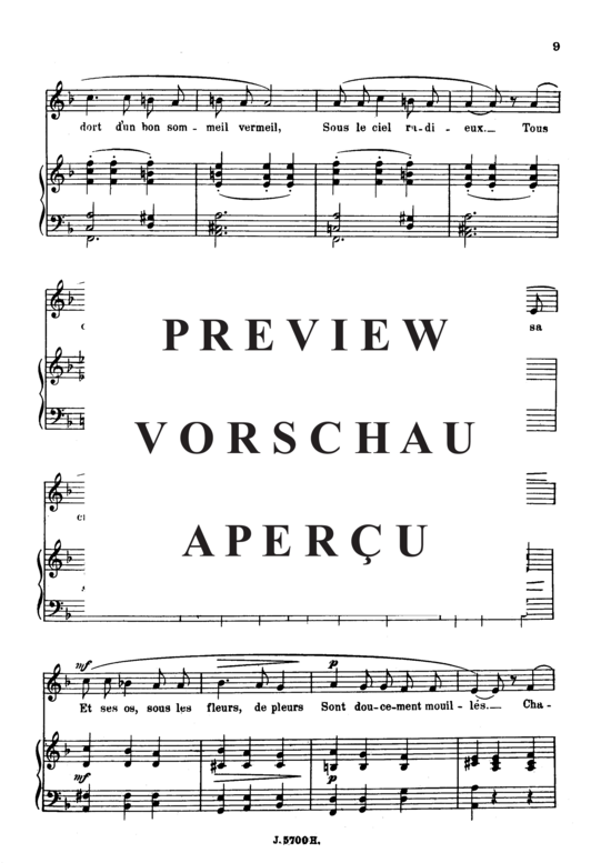 Product gallery: Page 3 of 6 Au cimetière Op.51 No.2, , High Voice and Piano