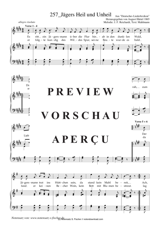 Product gallery: Page 2 of 3 Jägers Heil und Unheil , , Piano and Voice