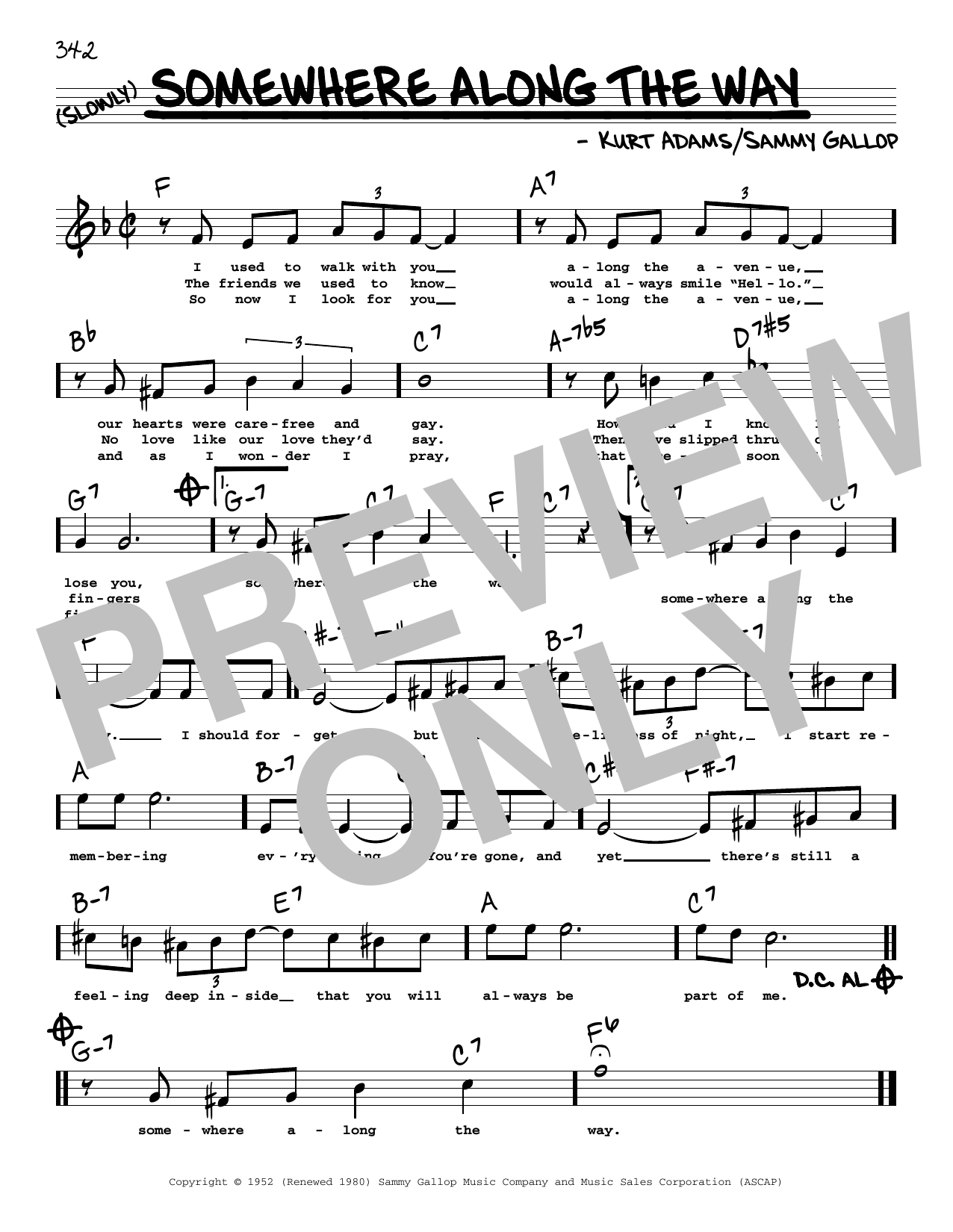 Produktbild zu: Somewhere Along The Way (High Voice)