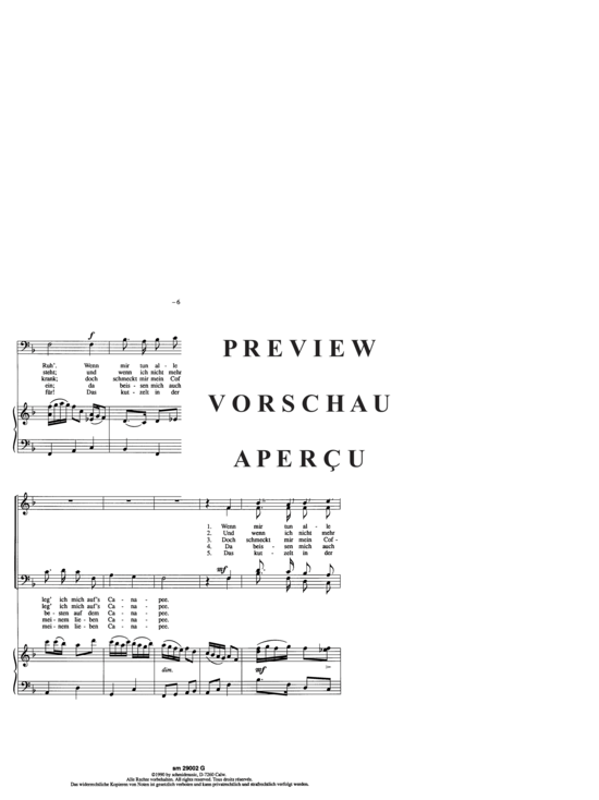 Product gallery: Page 8 of 14 Barocke Lebensfreude , , (baritone solo, mixed choir + piano/harpsichord)