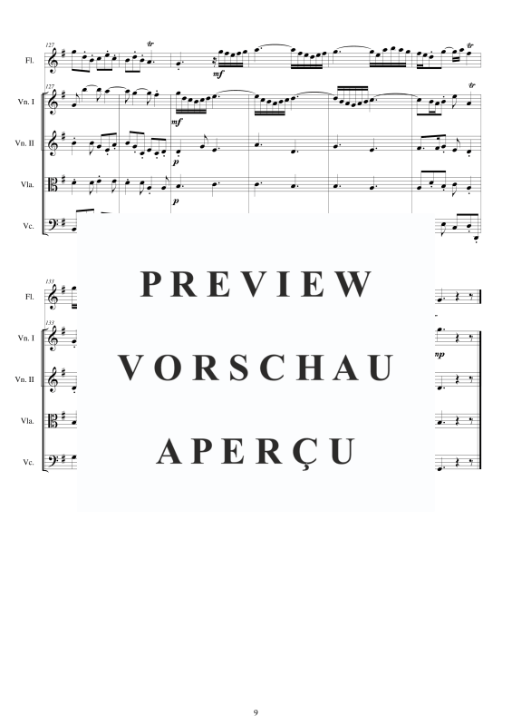 Produktgalerie: Seite 10 von 11 Concerto No.4 to 5 in G-Dur Op.5, , Querflöte Solo und Streicher Ensemble
