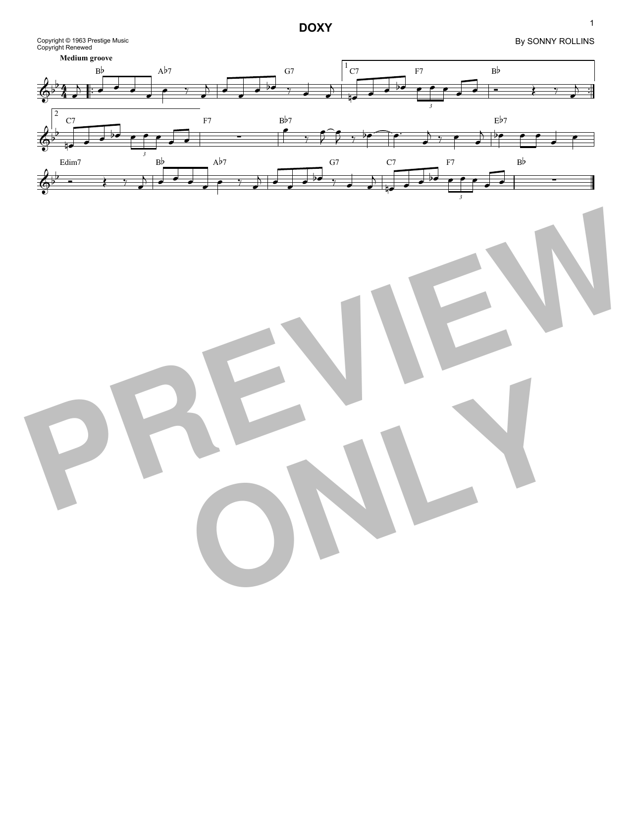 Product gallery: Page 1 of 1 Doxy, Sonny Rollins
