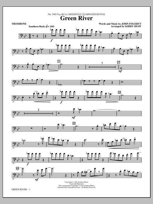 Produktbild zu: Green River - Trombone
