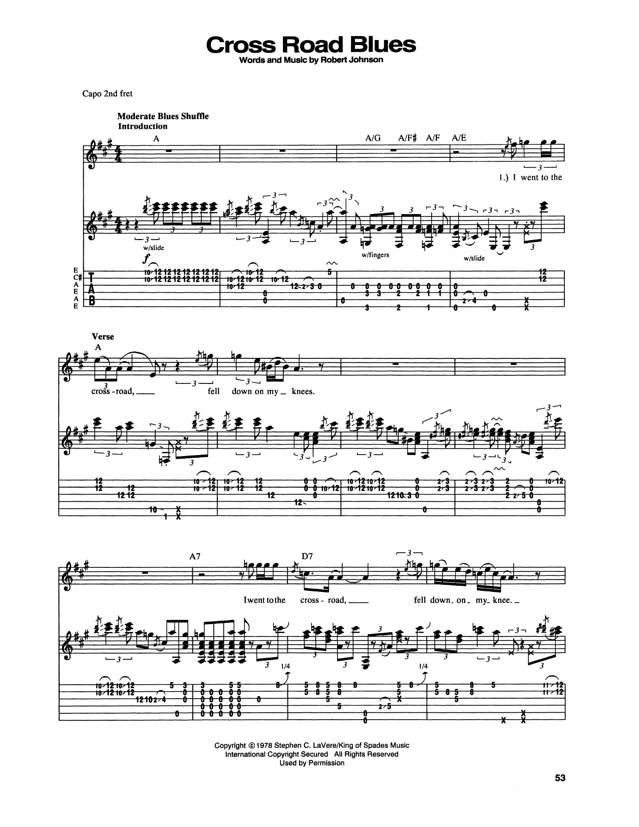 Produktgalerie: Seite 1 von 1 Cross Road Blues (Crossroads), Robert Johnson, Gitarre