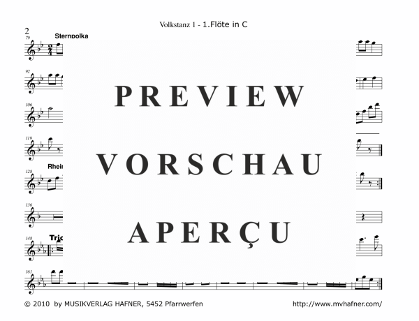 Product gallery: Page 5 of 11 Volkstanz Sammlung 1, , (Mixed ensemble woodwind and brass)