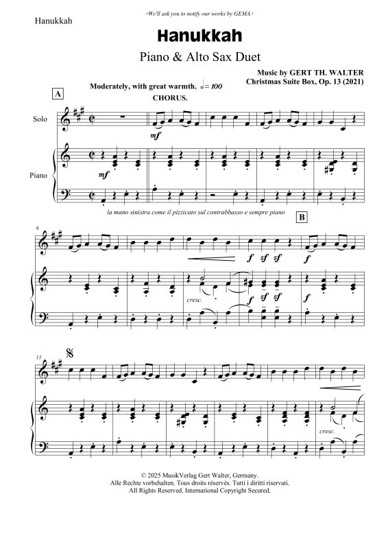 Produktbild zu: HanukkahGert Th. Walter