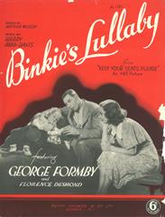 cover: Binkie's Lullaby, George Formby